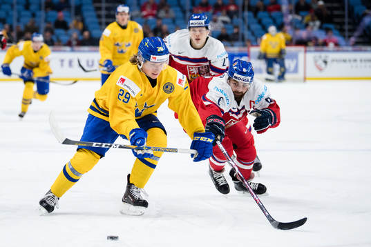 Sveriges Oskar Steen och Tjeckiens Marek Zachar