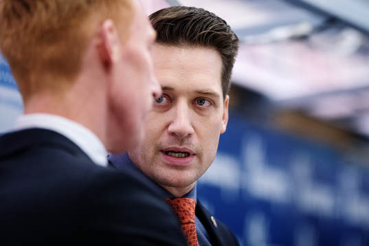 Växjös tränare Sam Hallam