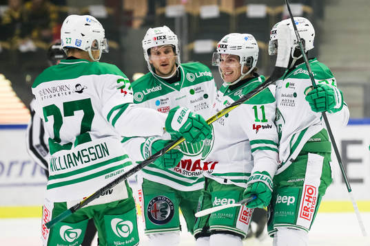 Rögles Bryan Lerg och Jesper Williamsson jublar