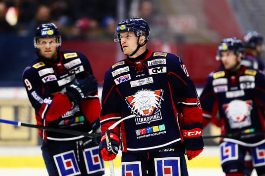 Linköpings Nick Sörenssen jublar