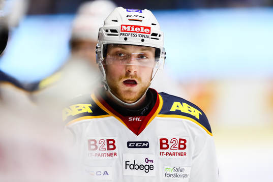 Djurgårdens Linus Hultström jublar