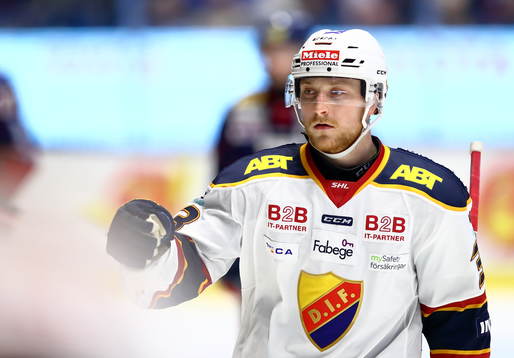 Djurgårdens Linus Hultström jubel