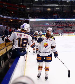 Djurgårdens spelare jublar