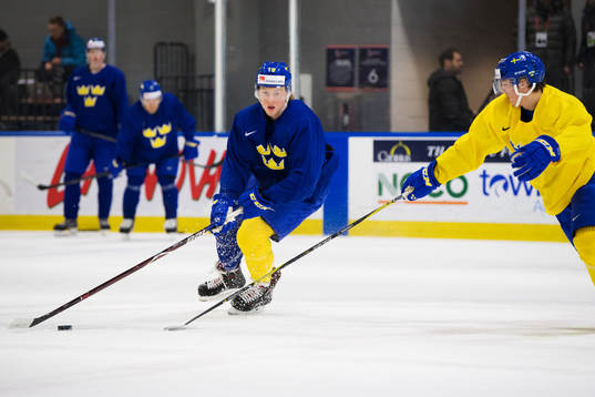 Alexander Nylander och Isac Lundeström på Sveriges