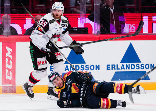 Malmö Redhawks Anton Mylläri och Djurgårdens Niclas