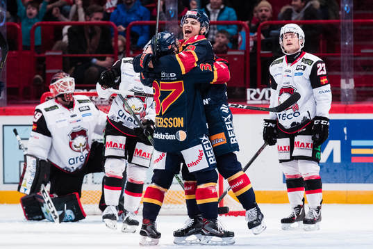 Djurgårdens Jesper Pettersson jublar