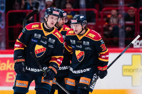Djurgårdens Marcus Högström och Jesper Pettersson deppar