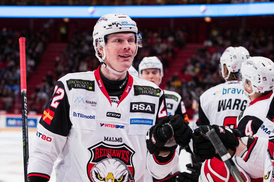 Malmö Redhawks Lars Bryggman jublar