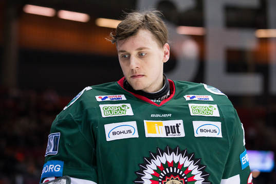 Frölundas målvakt Johan Mattsson