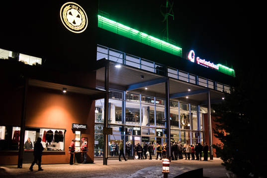Gavlerinken Arena före ishockeymatchen i SHL mellan