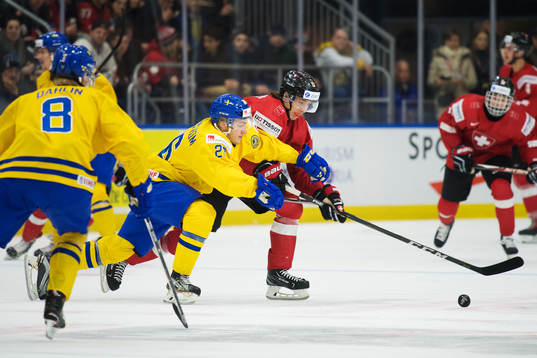 Sveriges Erik Brännström och Schweiz Justin Sigrist