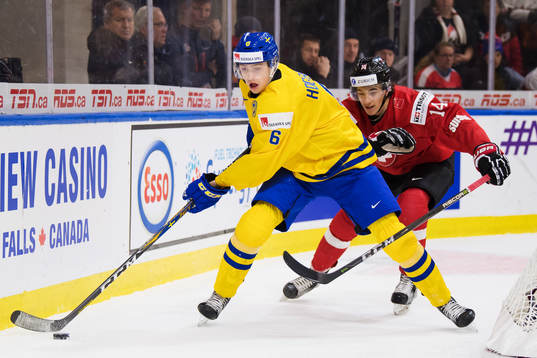 Sveriges Linus Högberg och Schweiz Ken Jager