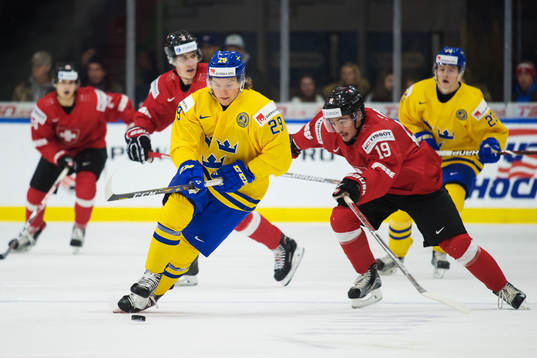 Sveriges Oskar Steen och Schweiz Axel Simic
