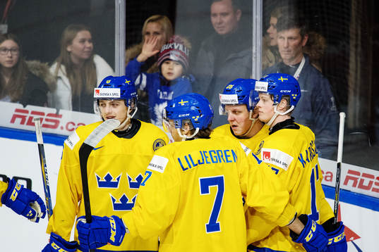 Sveriges Linus Högberg, Timothy Liljegren, Erik