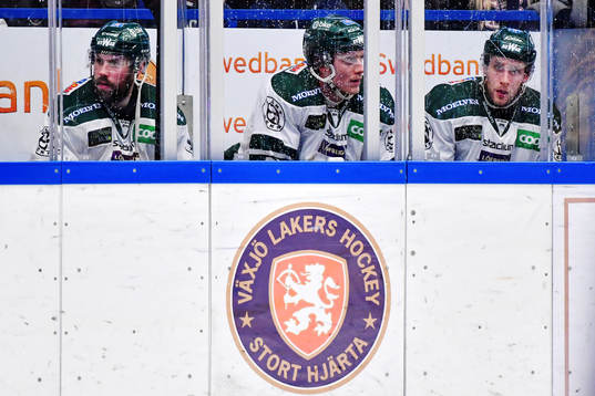 Färjestads Dick Axelsson, Johan Ryno och Per Åslund i