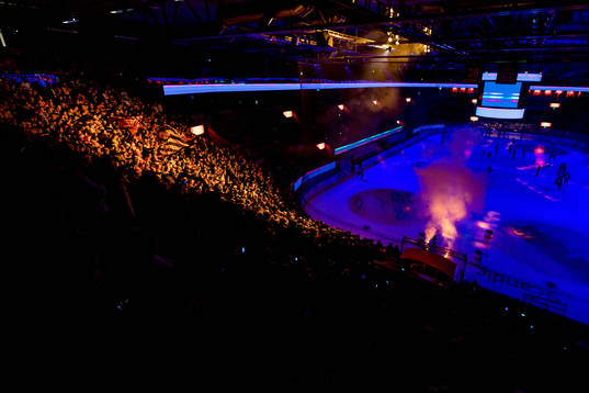 Vy över Vida arena