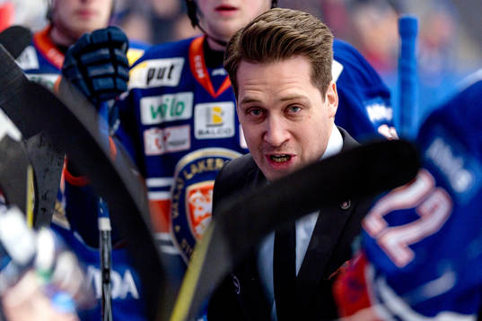 Växjös tränare Sam Hallam