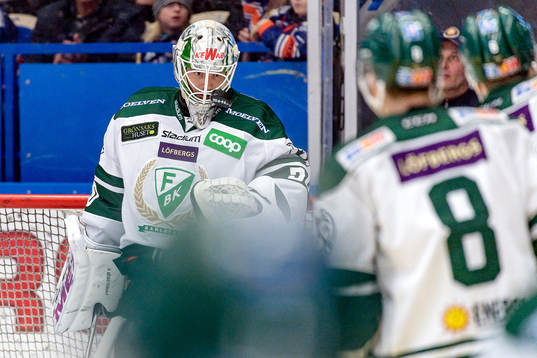 Färjestads målvakt Lars Haugen