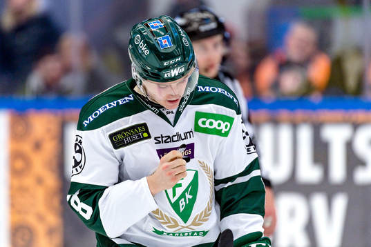 Färjestads Lucas Nordsäter deppar