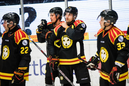 Brynäs Lucas Carlsson och Lukas Kilström före