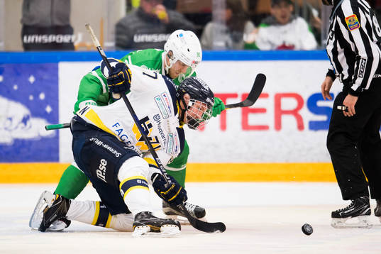 Rögles Ted Brithén och HV71 David Gustafsson