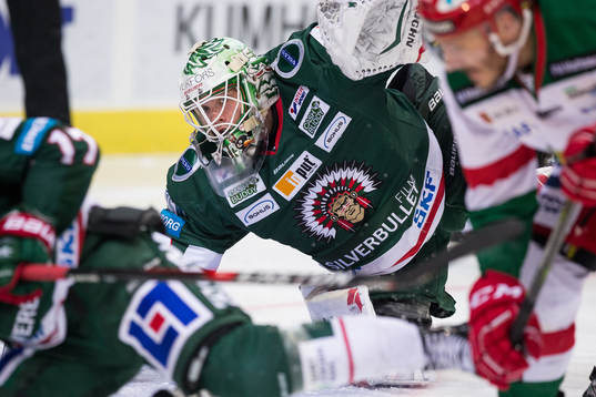 Frölundas målvakt Johan Gustafsson