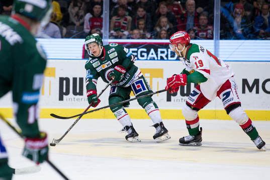 Frölundas Max Friberg och Moras John Persson