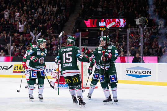 Frölundas Ponthus Westerholm jublar