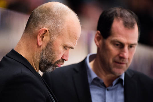 Brynäs tränare Tommy Sjödin och assisterande tränare