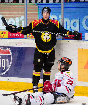 Brynäs Aaron Palushaj deppar