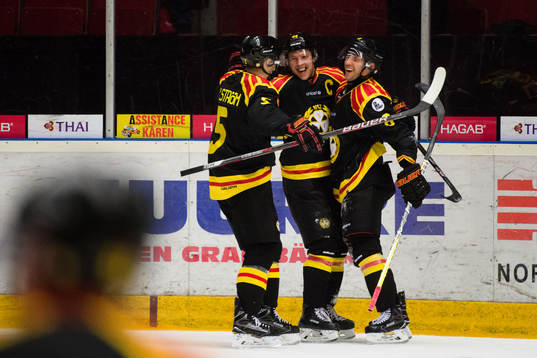Brynäs Lukas Kilström , Jacob Blomqvist och Aaron