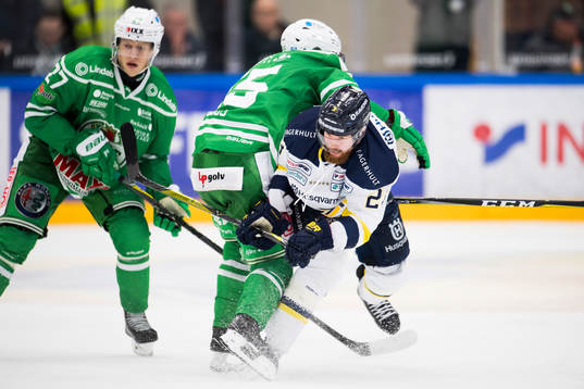 Rögles Ben Youds och HV71 Robin Figren