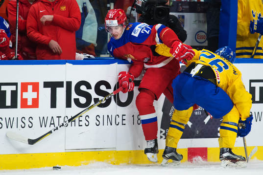 Rysslands Alexei Polodyan och Sveriges Erik Brännström