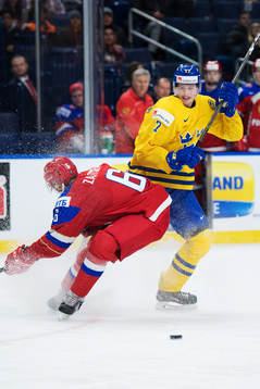Rysslands Yegor Zaitsev och Sveriges Fredrik Karlström