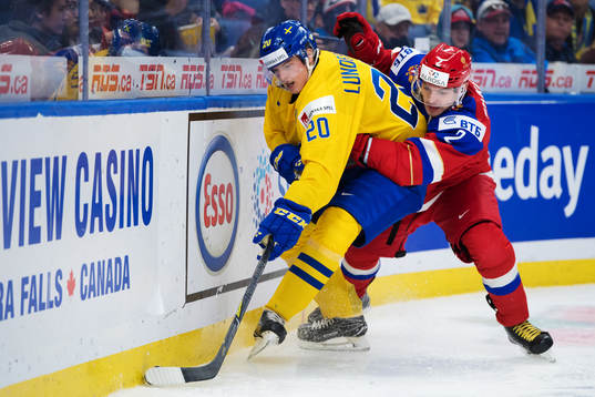 Sveriges Isac Lundeström och Rysslands Nikita Makeyev