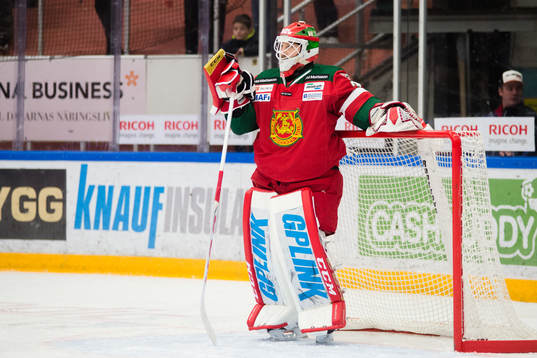 Moras målvakt Christian Engstrand deppar