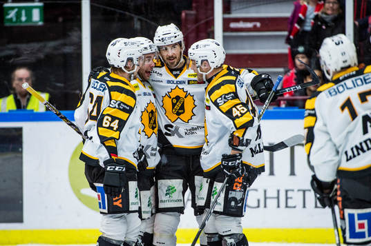 Skellefteås Jonathan Pudas, Mark Katic, Jimmie Ericsson