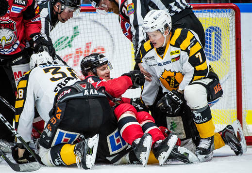Malmö Redhawks Tuukka Mäntylä mot Skellefteås Johan Alm