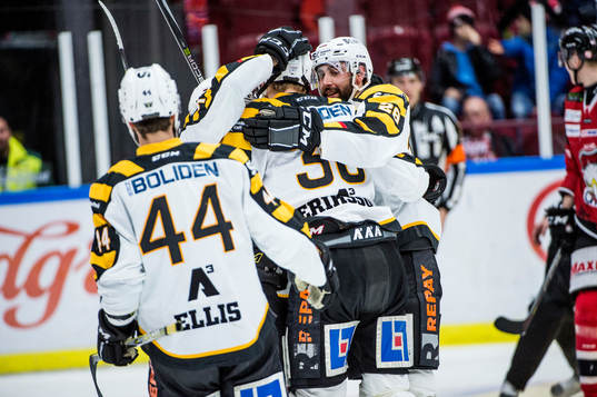 Skellefteås Morgan Ellis, Albin Eriksson och Johan Alm