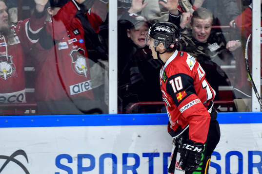Malmö Redhawks Robin Alvarez jublar