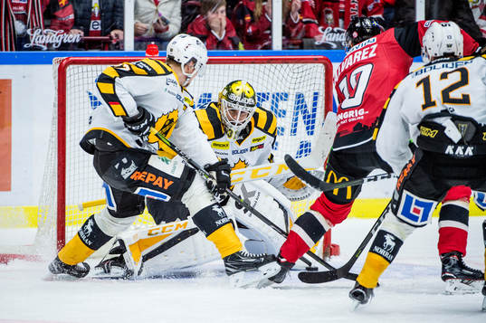 Malmö Redhawks Robin Alvarez gör 4-4 på Skellefteås