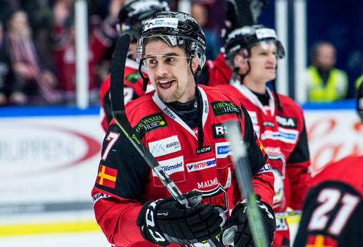 Malmö Redhawks Nils Andersson jublar