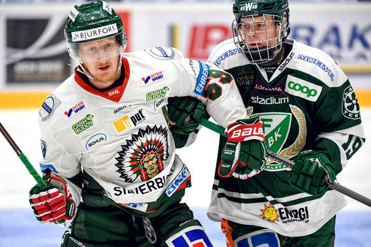 Frölundas Simon Hjalmarsson och Färjestads Anton
