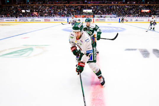 Frölundas Pontus Widerström och Färjestads Johan