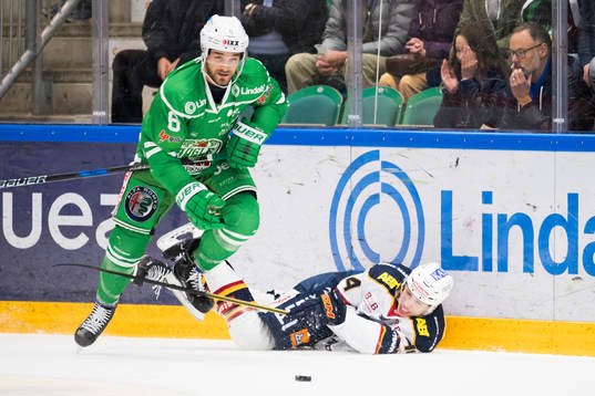 Rögles Craig Schira och Djurgårdens Marcus Högström