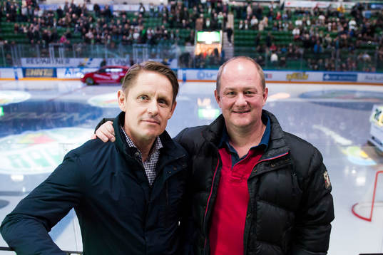 Rögles Håkan Persson och Stefan Nilsson som var med och