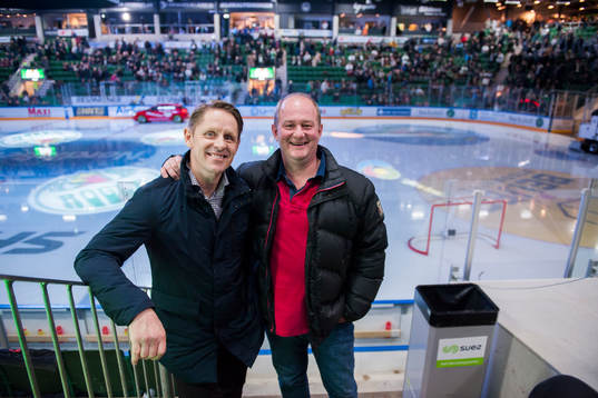 Rögles Håkan Persson och Stefan Nilsson som var med och