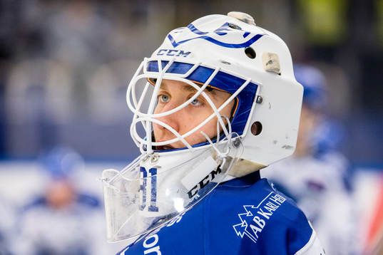 Leksands målvakt Jonas Arntzen