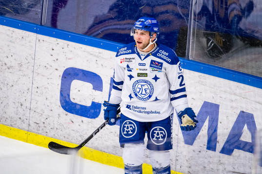 Leksands Alex Friesen jublar