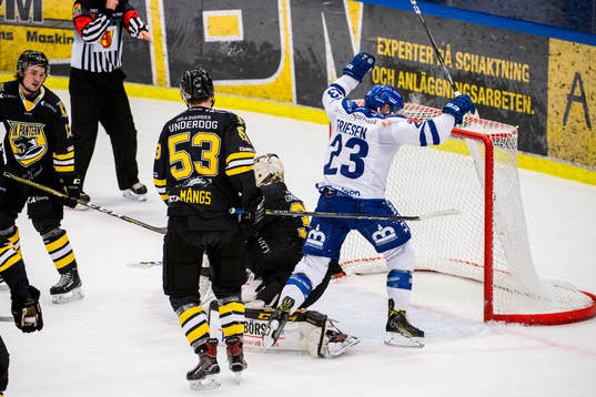 Leksands Alex Friesen jublar